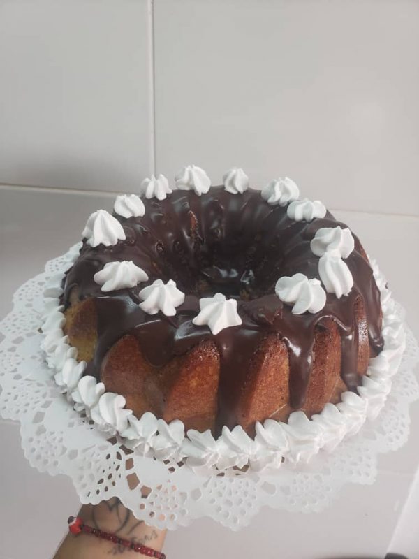 Roscón cubierto de Ganache de Chocolate